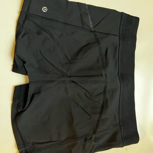 lululemon athletica Black Bike Shorts